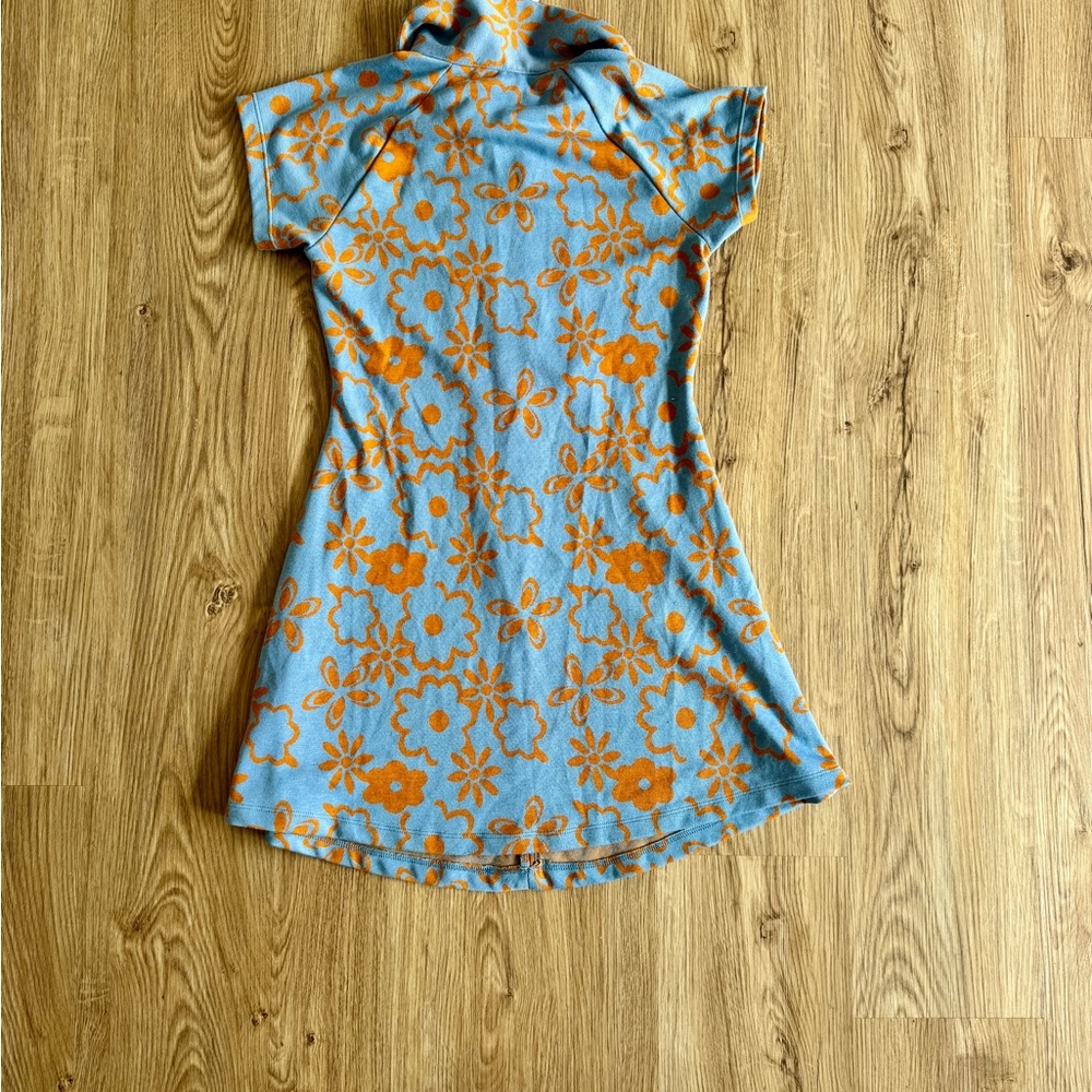 NWT Urban Outfitters Retro Knit Zip Up Mini Dress- Size Medium - Picture 9 of 13